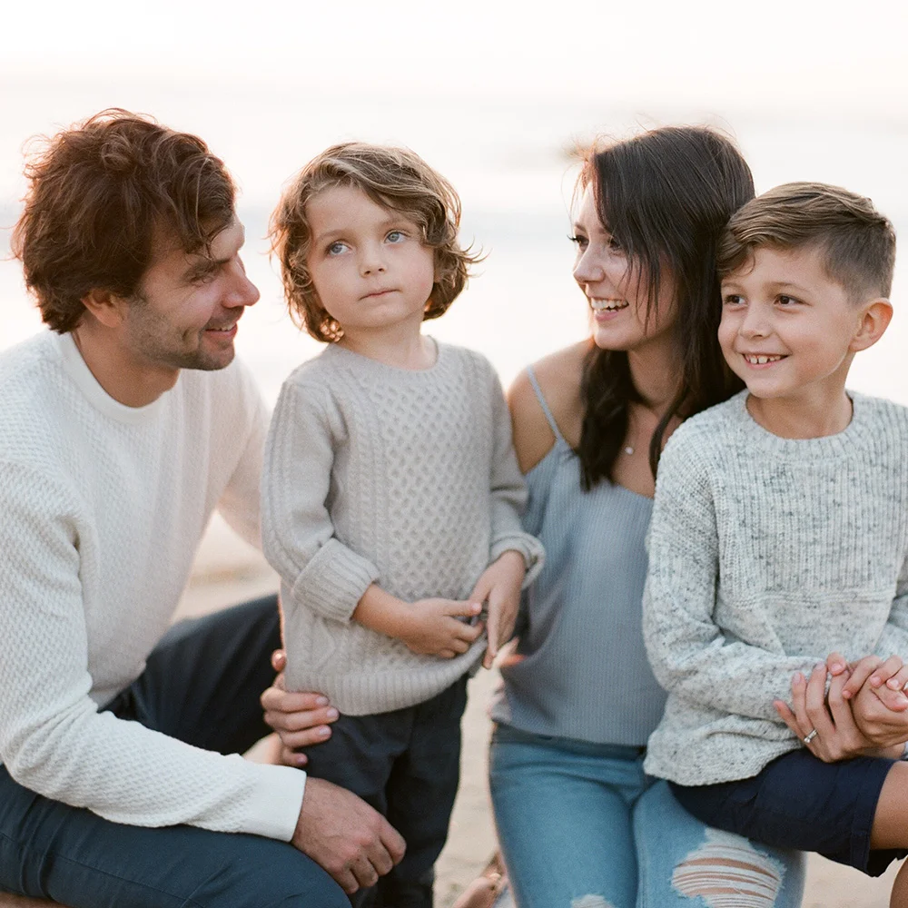 California, USA two-day family shoot in Orange County, California. Photographed with Contax 645 on Fujifilm 400h.
