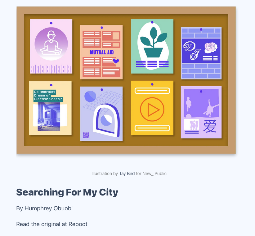 REBOOT:SEARCHING FOR MY CITY