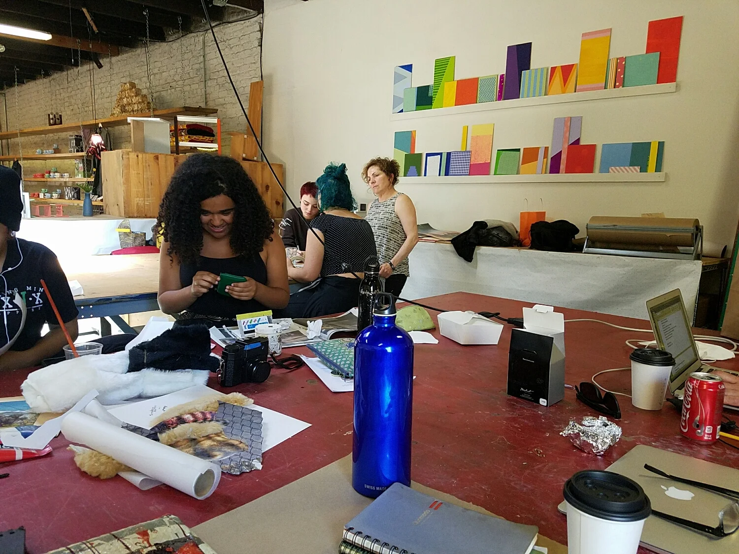 The studio space we are using in Workshop Residence. 