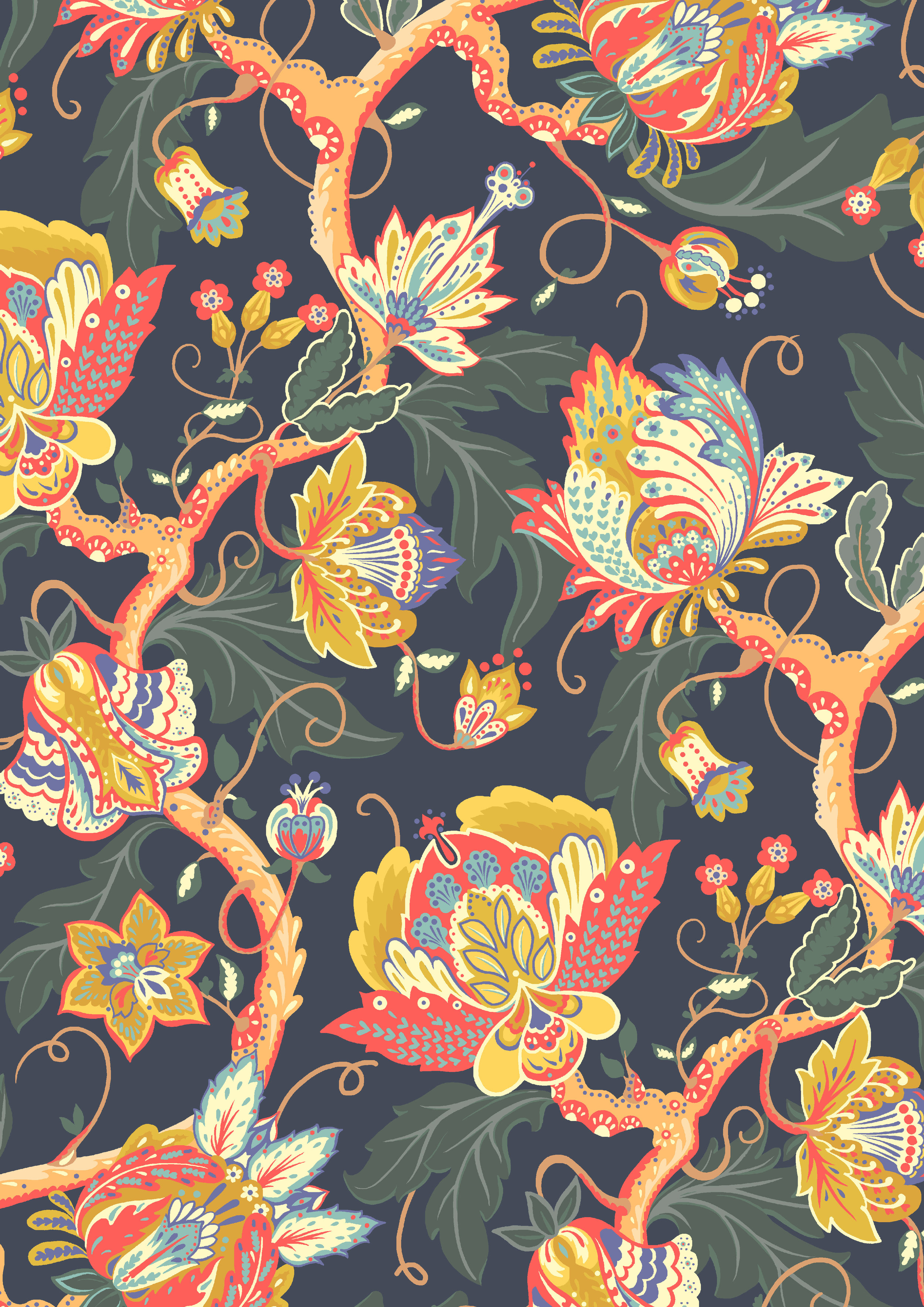 Weavers Bloom - Beyond the Silk Road - Liberty Fabrics 2016