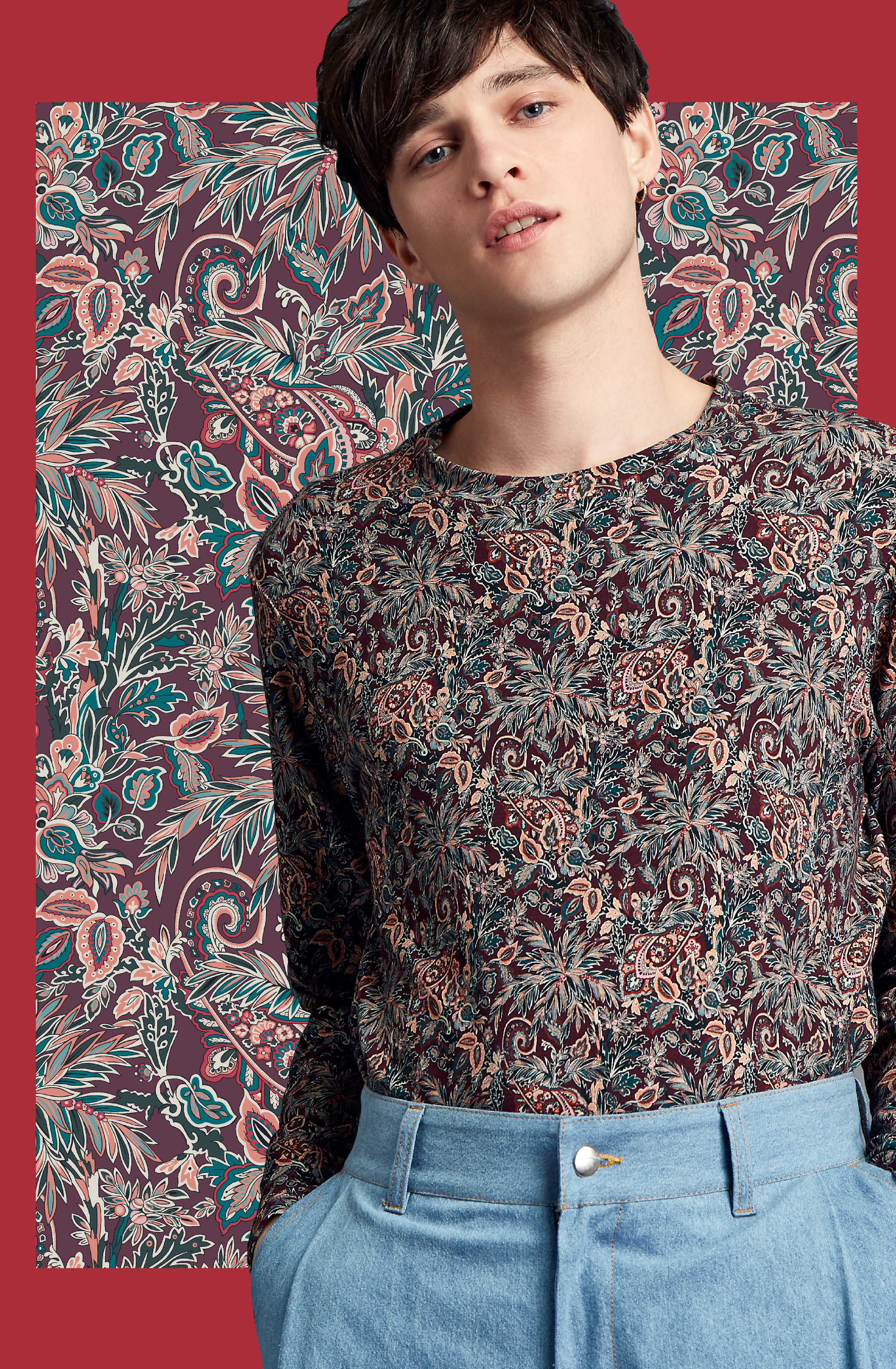 Far Away Paisley - A Palace Garden AW18 - Liberty Fabrics