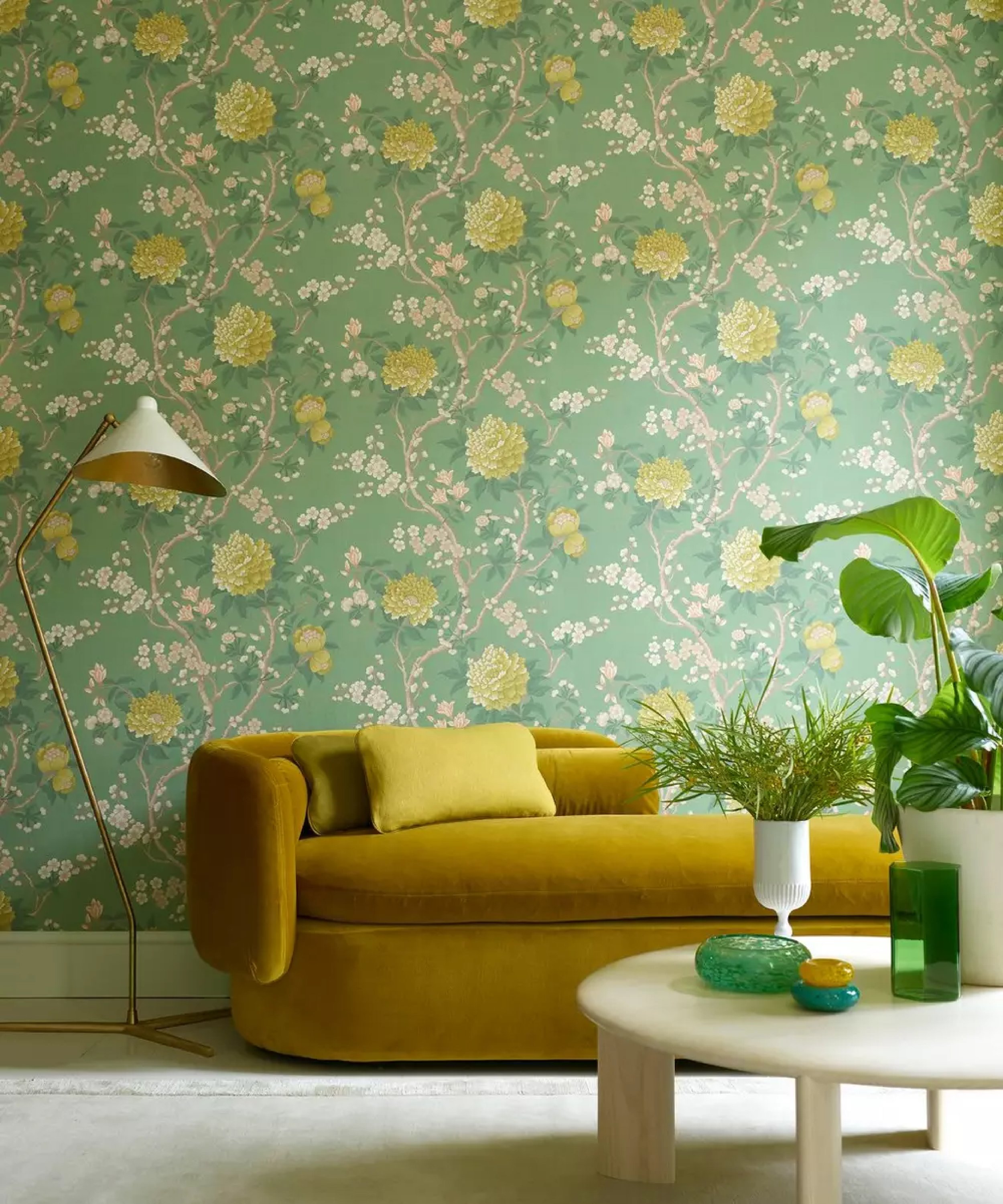 'Porcelain Trail' - Liberty London Interiors - ' Botanical Atlas' Collection