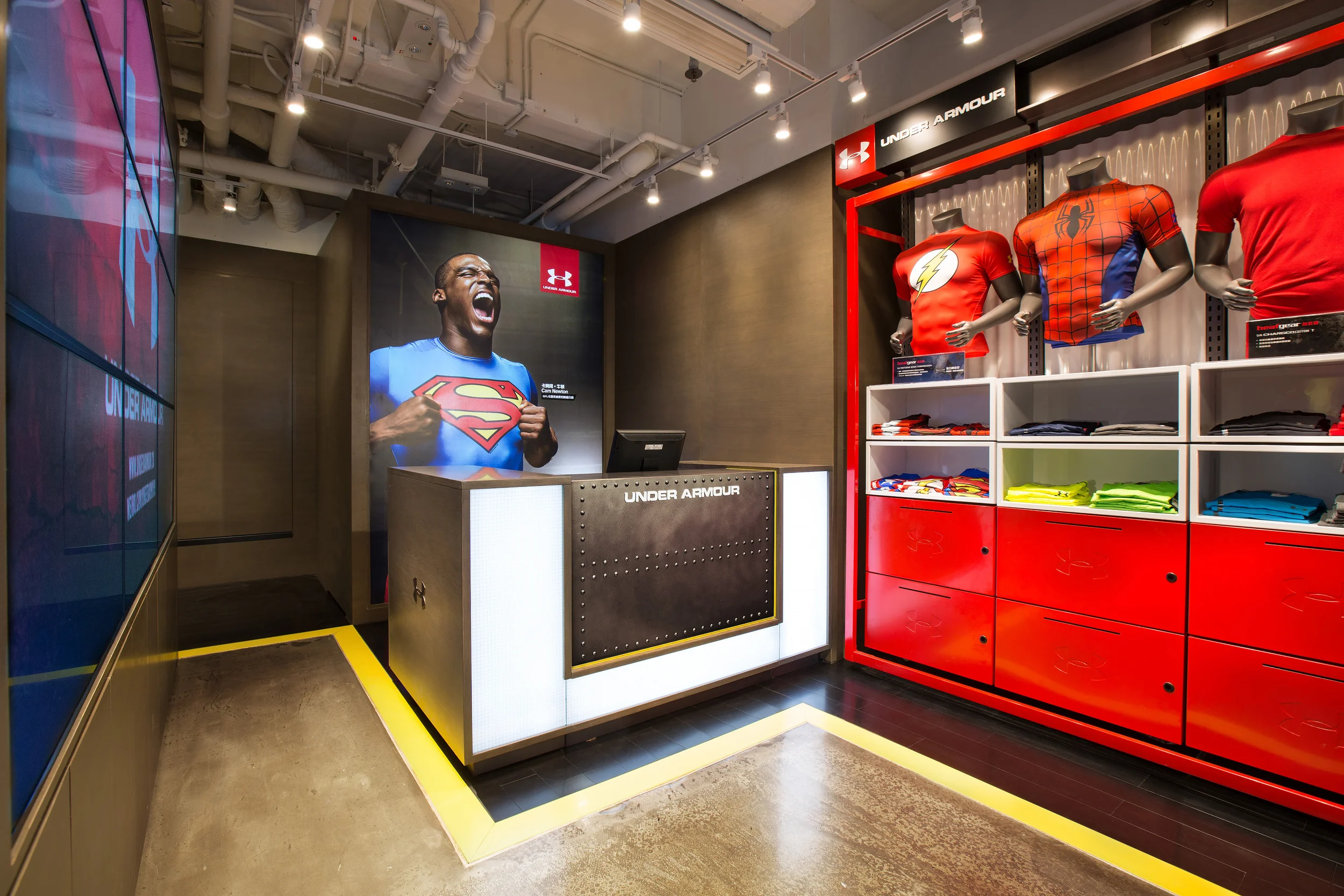 Under Armour Store Interior shot