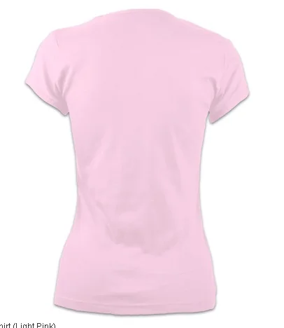 Pink Fitted Tshirt Unicorn BACK.jpg