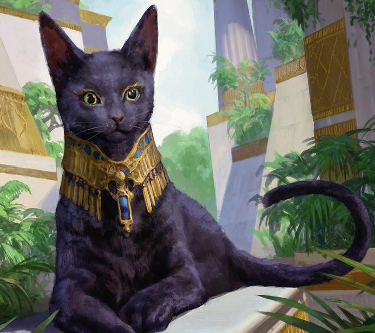 Sacred Cat // Zezhou Chen This adorable kitten has has two lives with the Embalm mechanic.