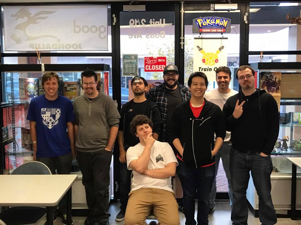 the best 8 planeswalkers on that day. All laughing for some reason or another. Or no reason at all.