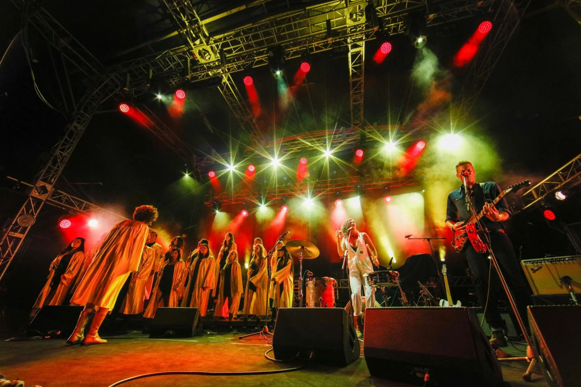 Mama Kin Spender + WA Gospel Choir. (Photo by Cam Campbell)