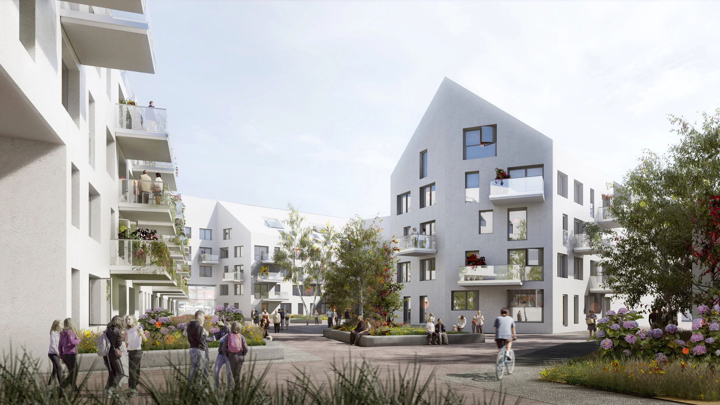 courtyard view of FBS