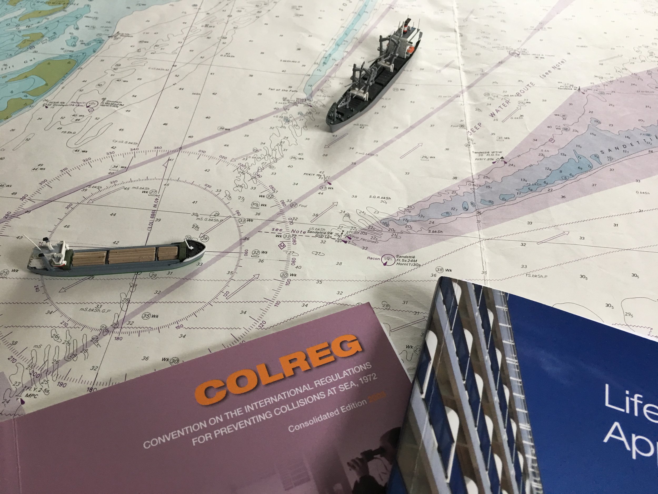 Practice Colregs with model ships the MCA-way