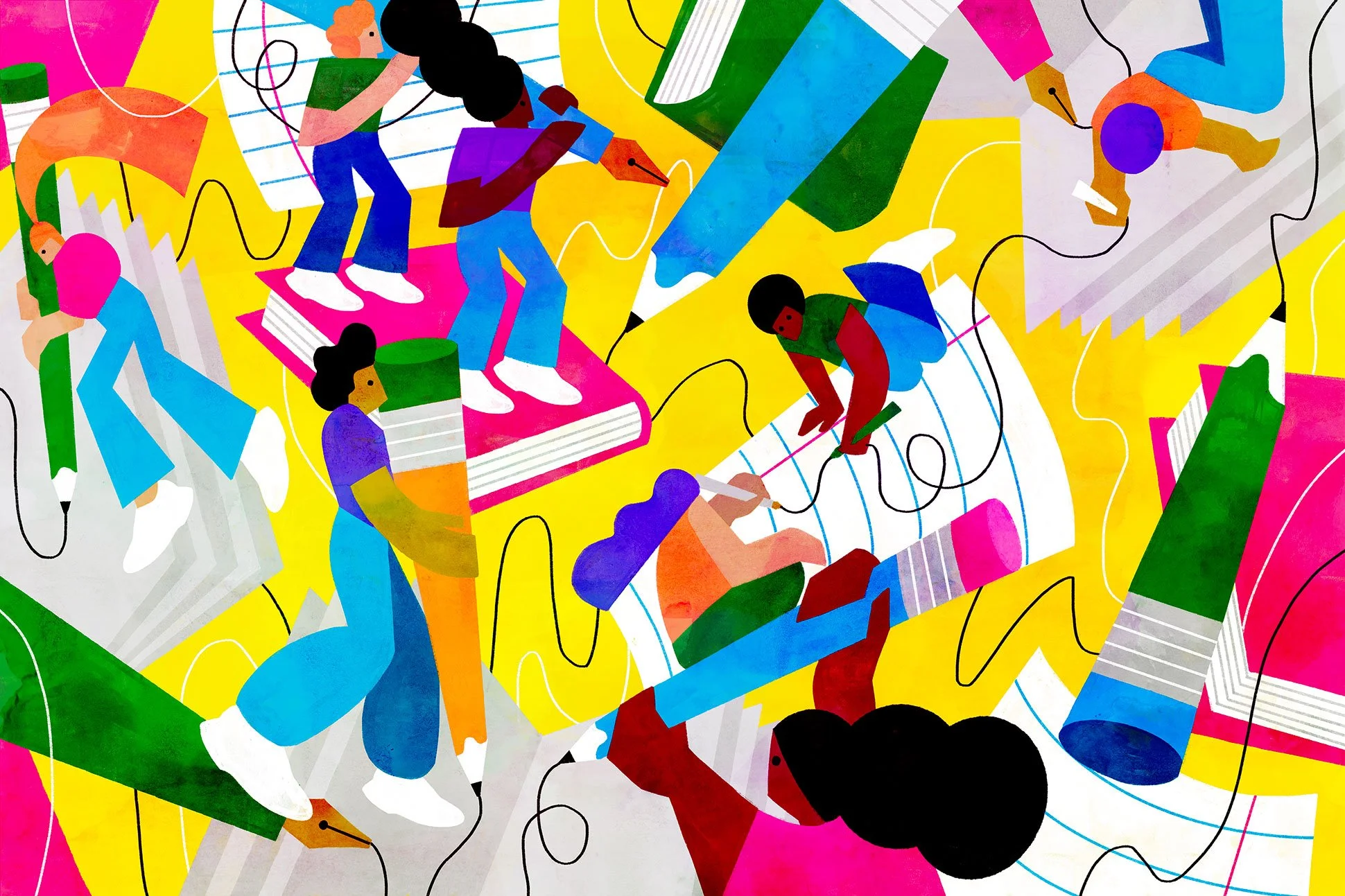Poetry Foundation teen writers' workshop illustration