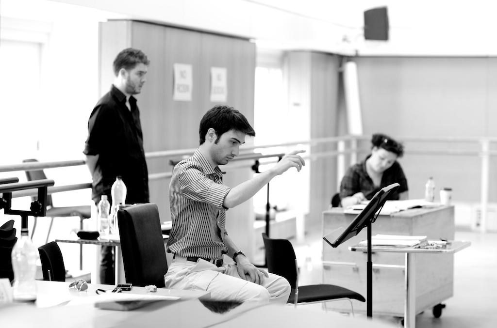Rehearsals for Jette Parker Young Artists showcase 2015 Royal Opera House