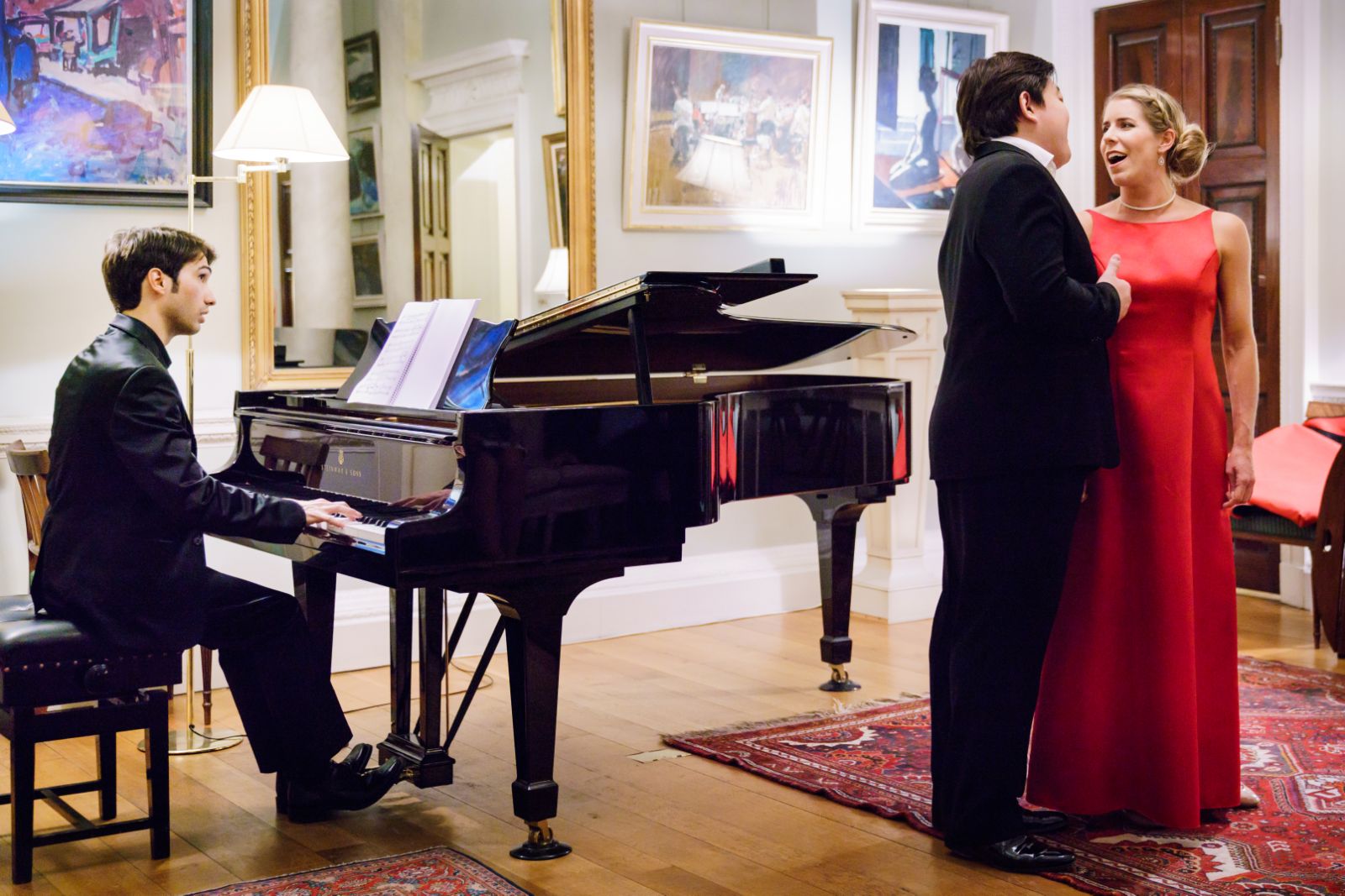 Concerts at 22 Mansfield Street, London. With soprano Lauren Fagan and tenor David Junghoon Kim Photo credit: Roger Way