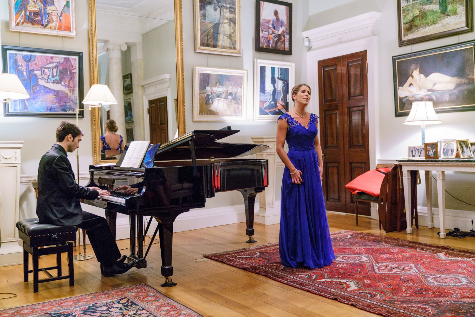 Concerts at 22 Mansfield Street, London. With soprano Lauren Fagan Photo credit: Roger Way