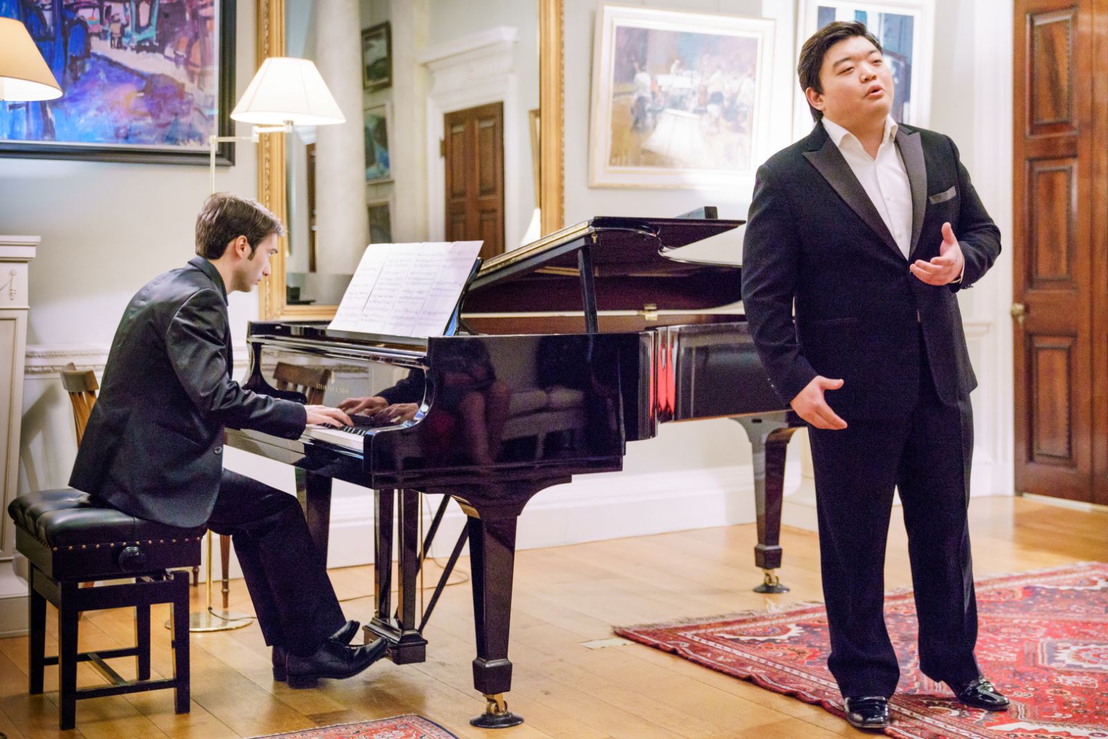 Concerts at 22 Mansfield Street, London. With tenor David Junghoon Kim Photo credit: Roger Way