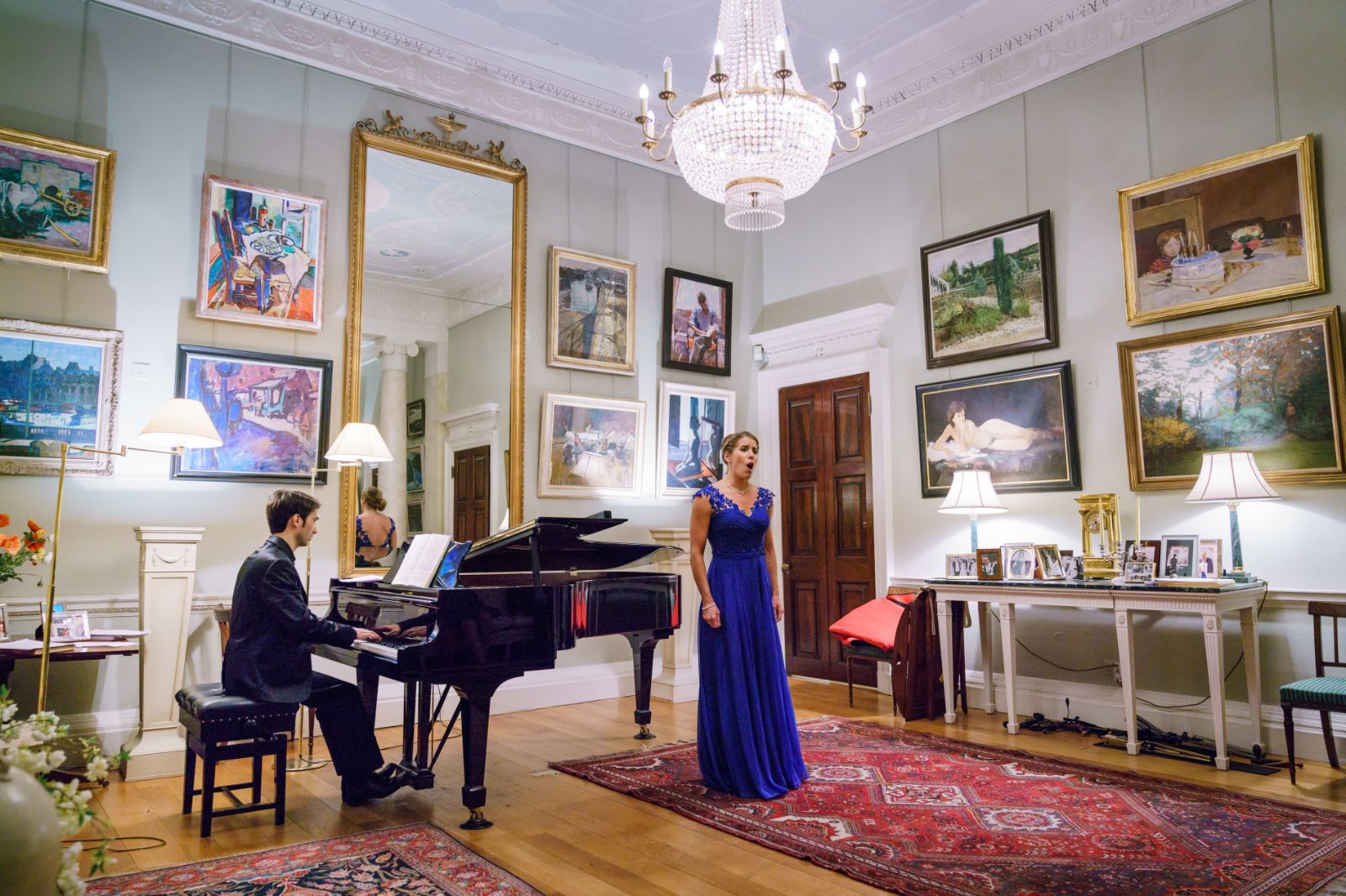 Concerts at 22 Mansfield Street, London. With soprano Lauren Fagan Photo credit: Roger Way