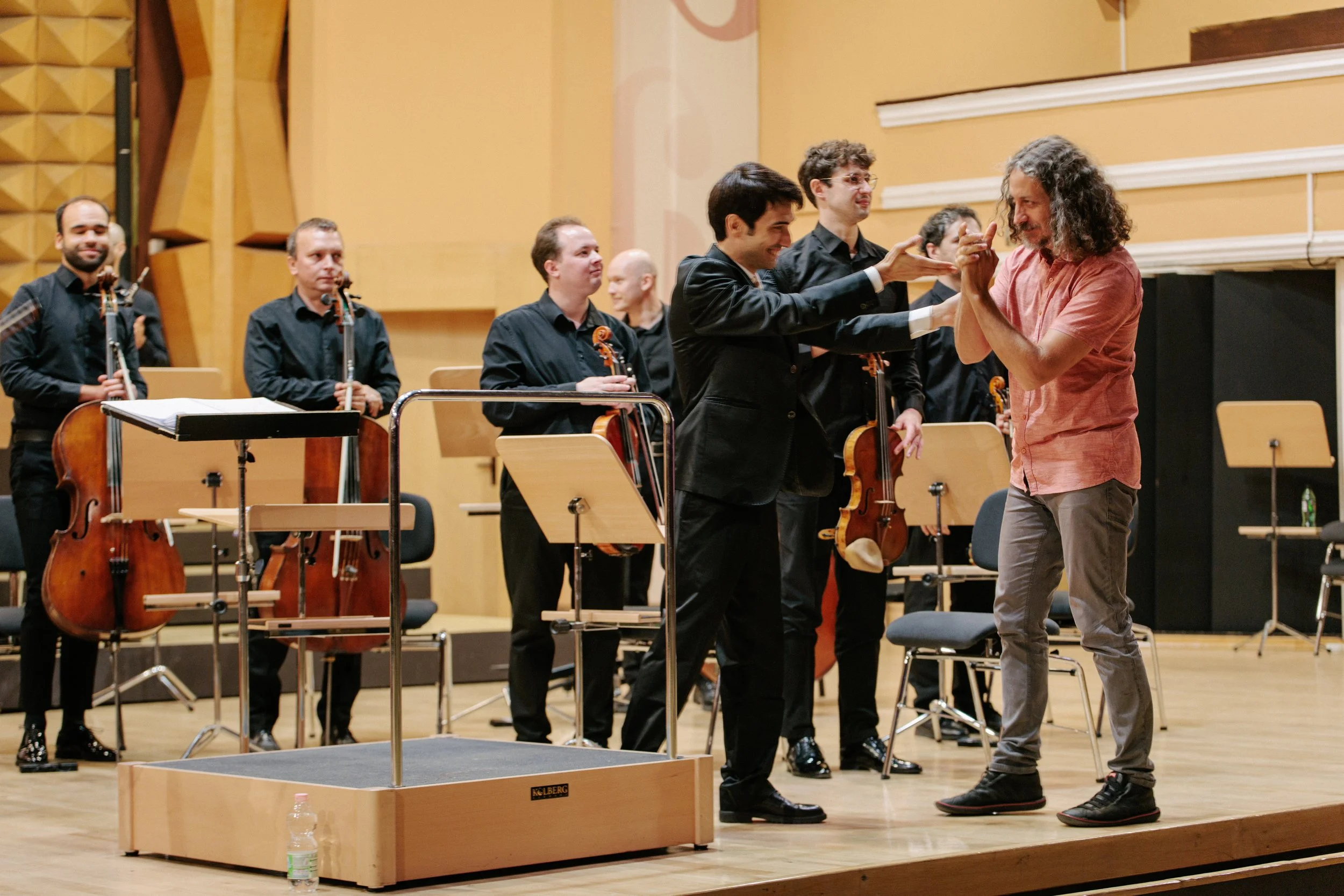  Conducting the  Timisoara Chamber Orchestra  