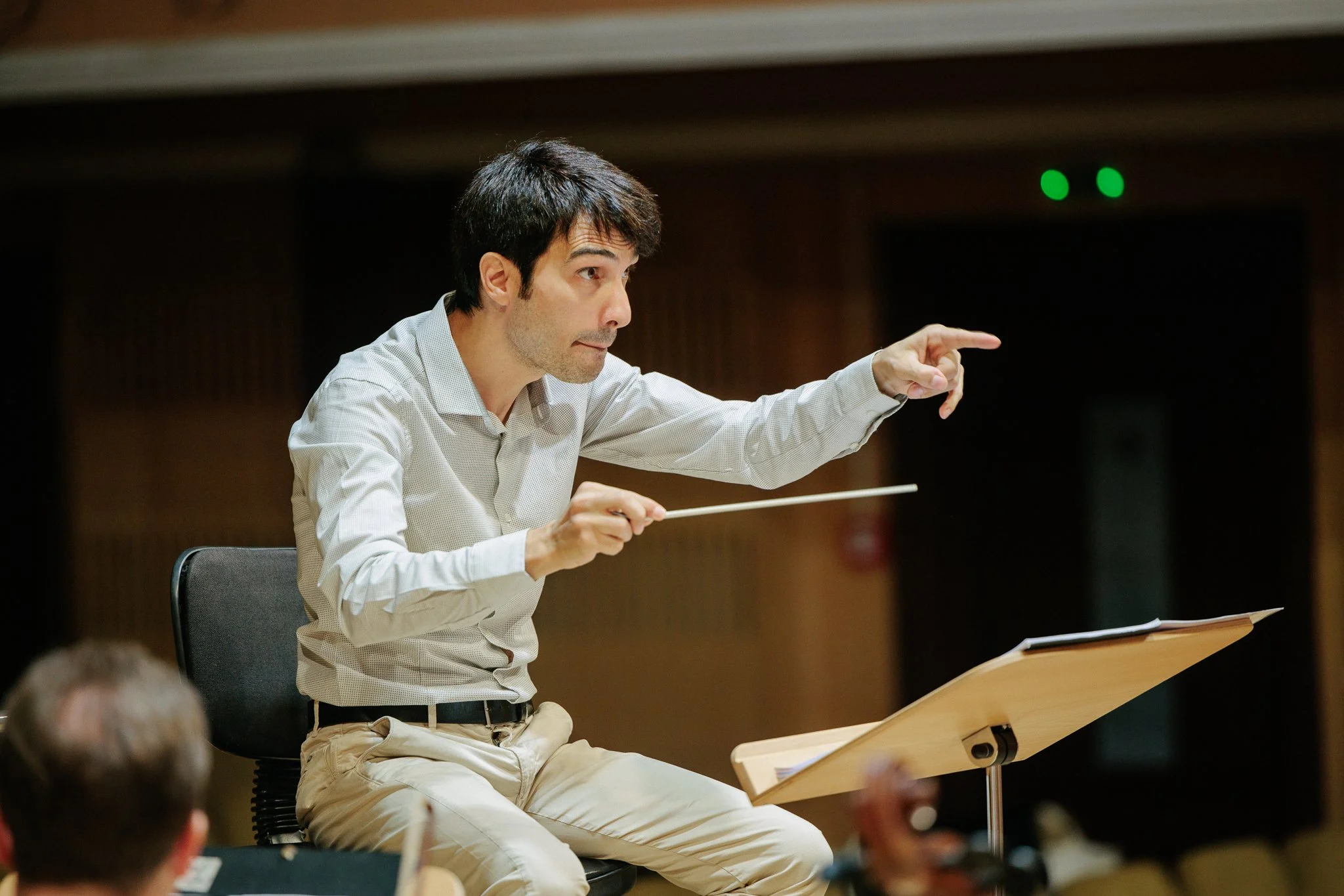  Conducting the  Timisoara Chamber Orchestra  