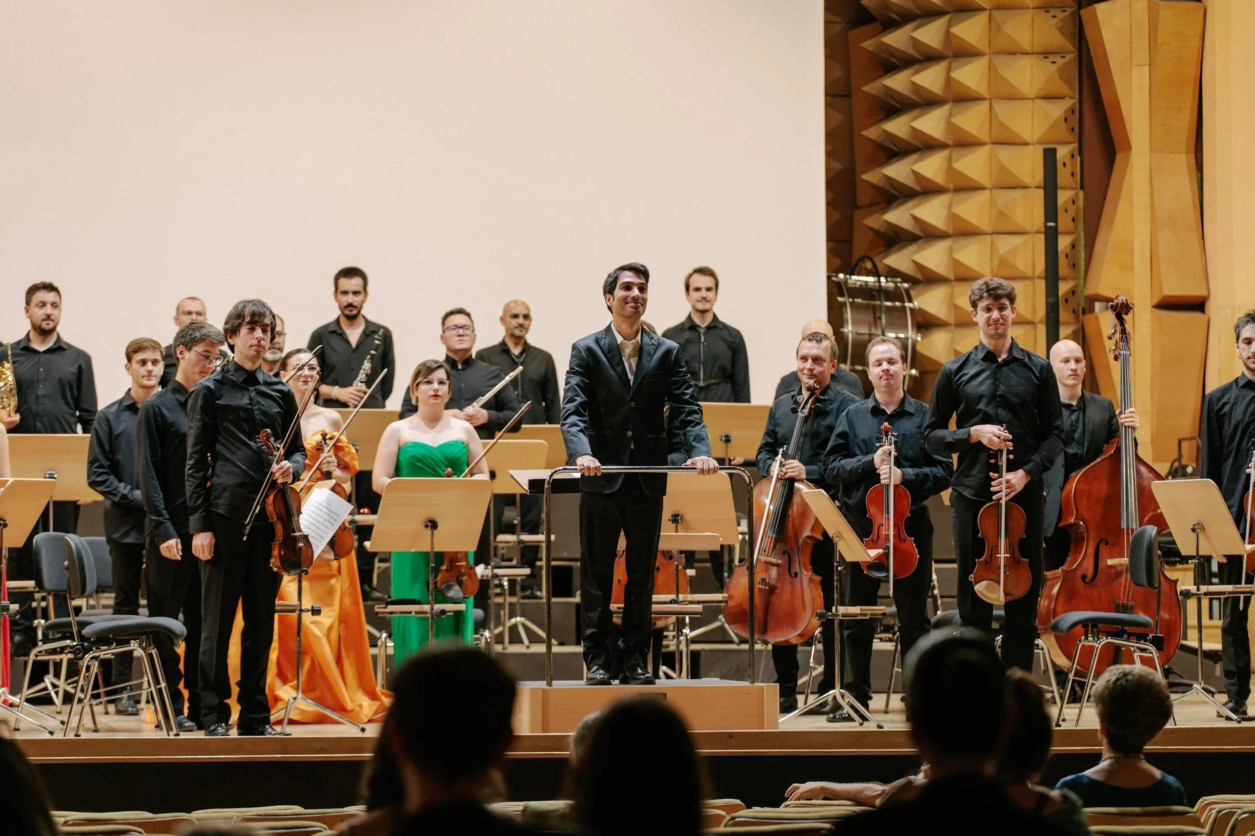  Conducting the  Timisoara Chamber Orchestra  