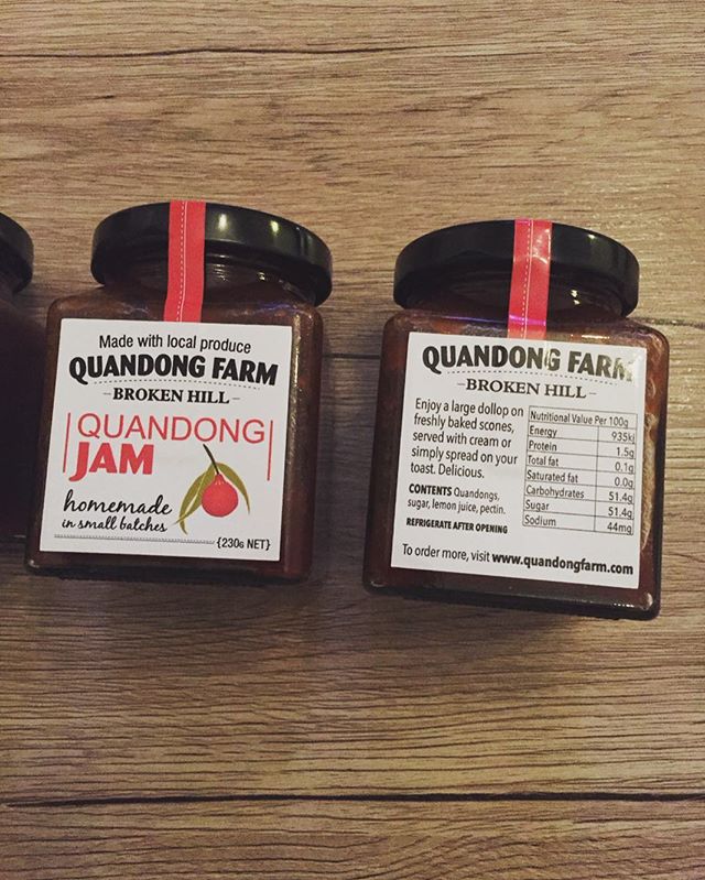 Big day cooking 100%  Quandong jam.  Labels going on now for delivery tomorrow for another happy customer. Whole sale enquirers welcome. #quandong#quandongjam#brokenhill#quandongfarm#desertpeach#superfood#bushtucker#localproduce#viatimc#improveyourey