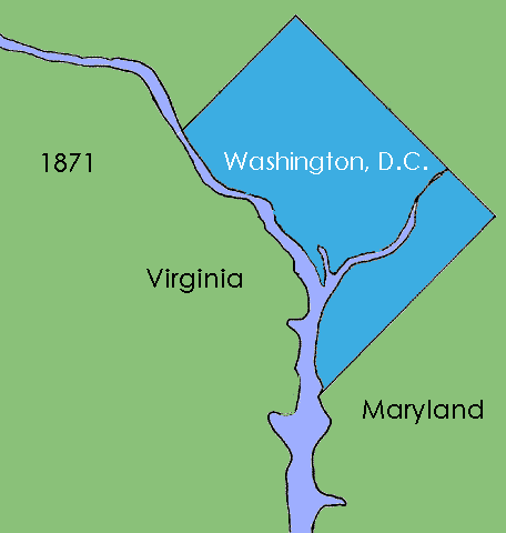The District of Columbia. 1846 - Present