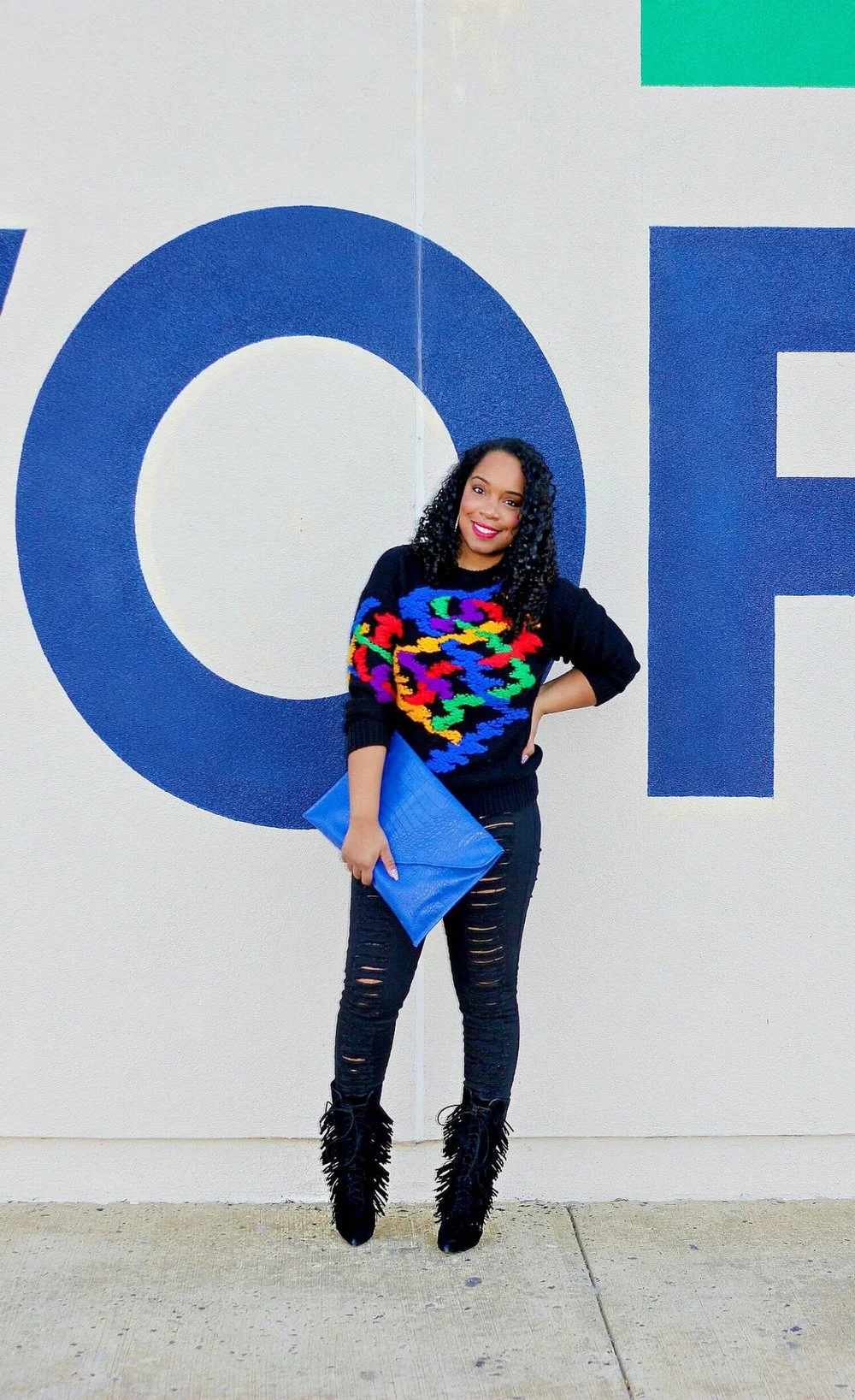 Vintage Lovin'-Colorful Sweater