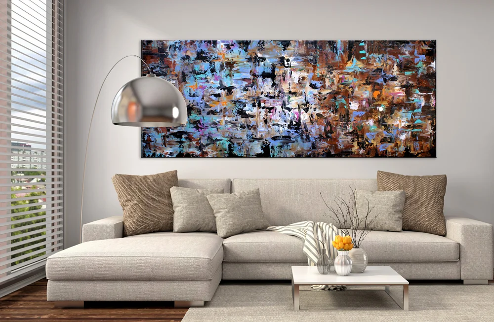 interior with sofa. 3d illustration