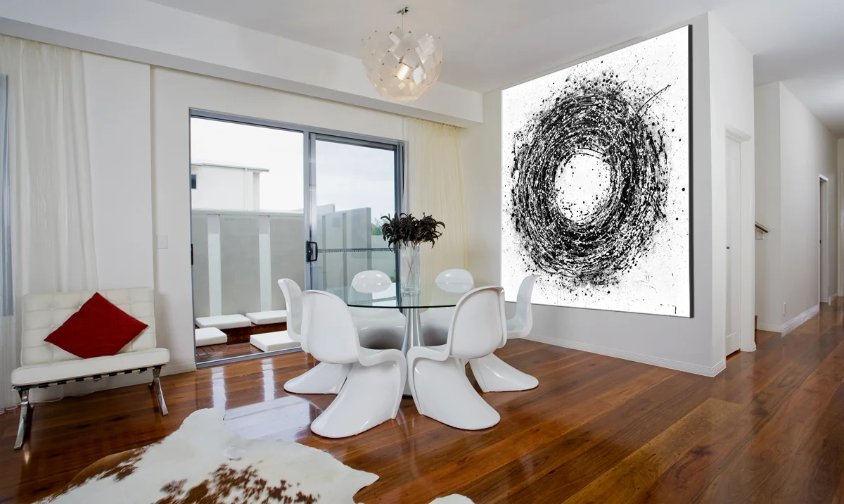 Modern dining area