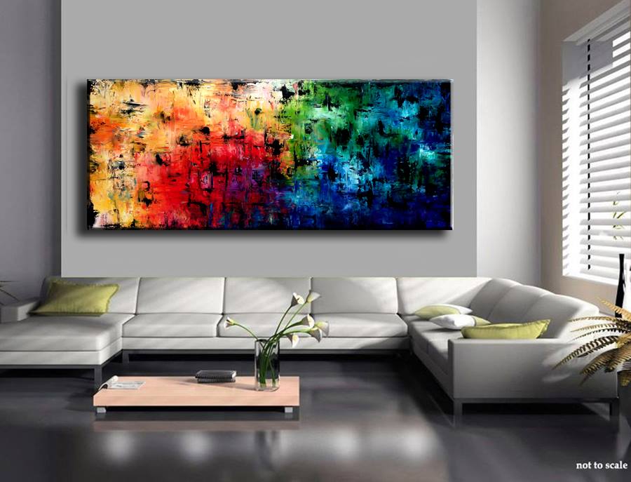 Modern Art Home Decor - Long Horizontal Pictures For Walls