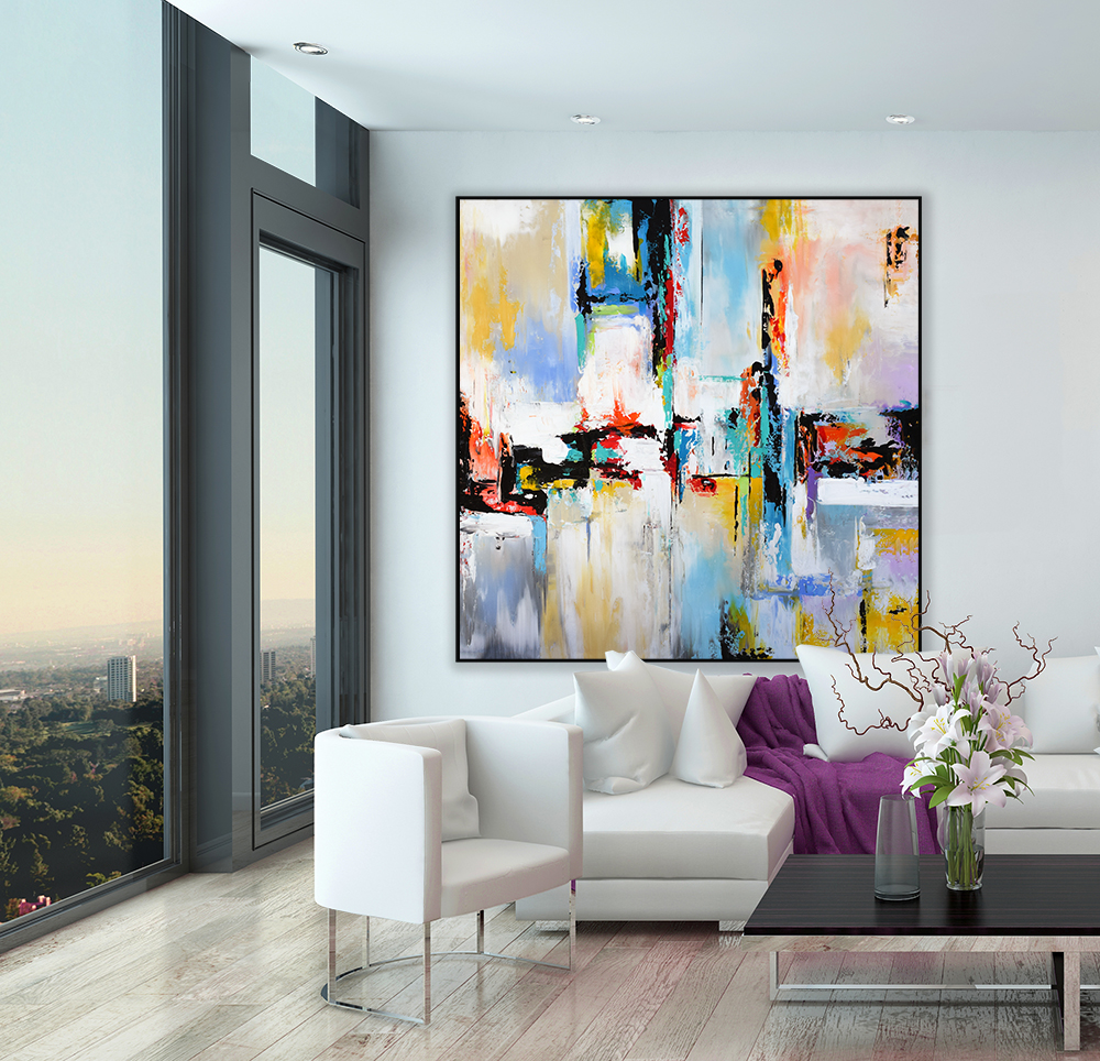 Modern Art Home Decor, Living Room Canvas Art