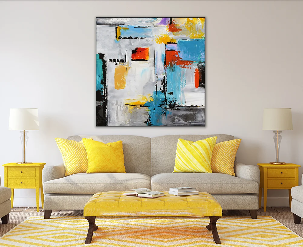 Living-room interior. 3d render.