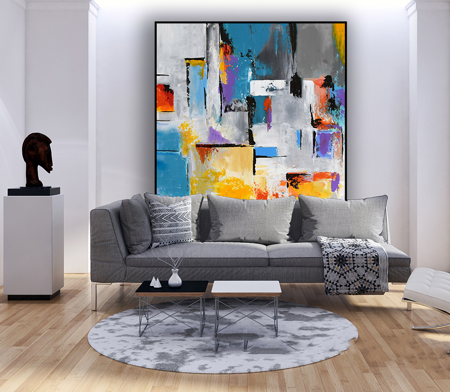 Modern Art Home Decor, Wall Art For Living Room Modern