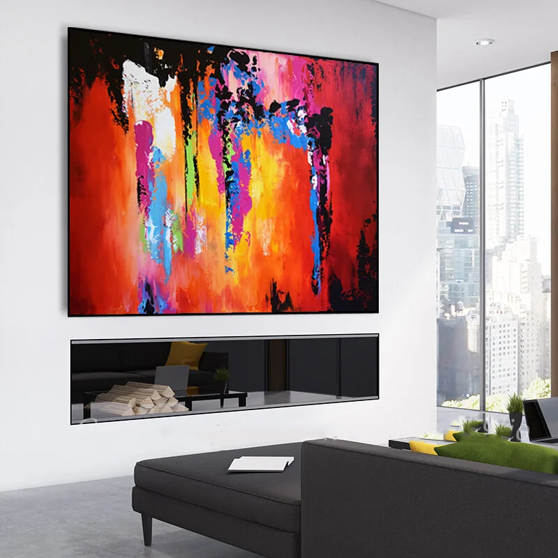 Fireplace living room, corner