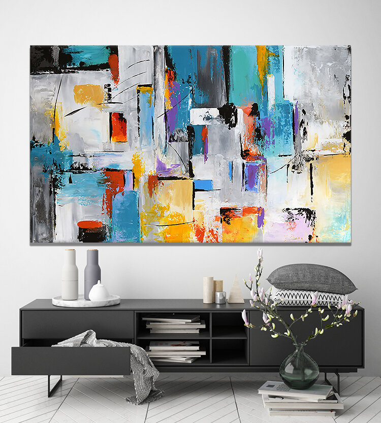 mock up poster frame in hipster interior background, scandinavia