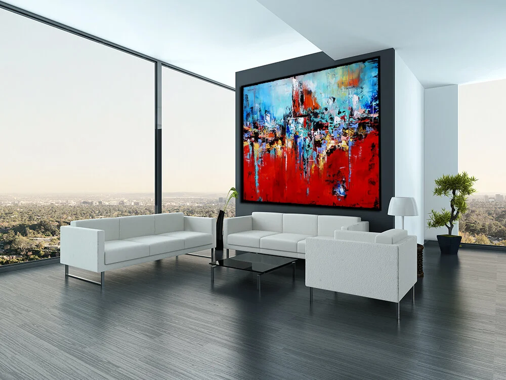 Ultramodern Loft Living Room Interior