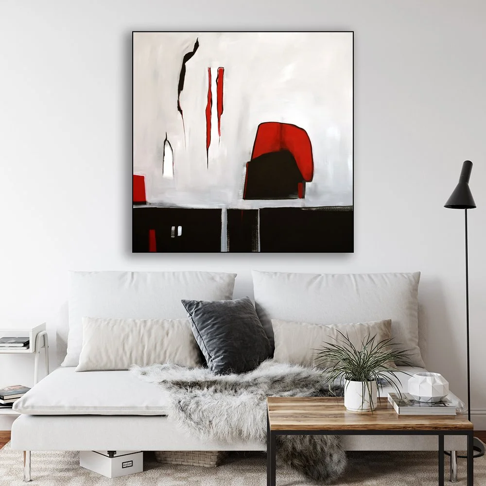 Wall mockup in scandinavian interior. Interior wall mockup. Wall