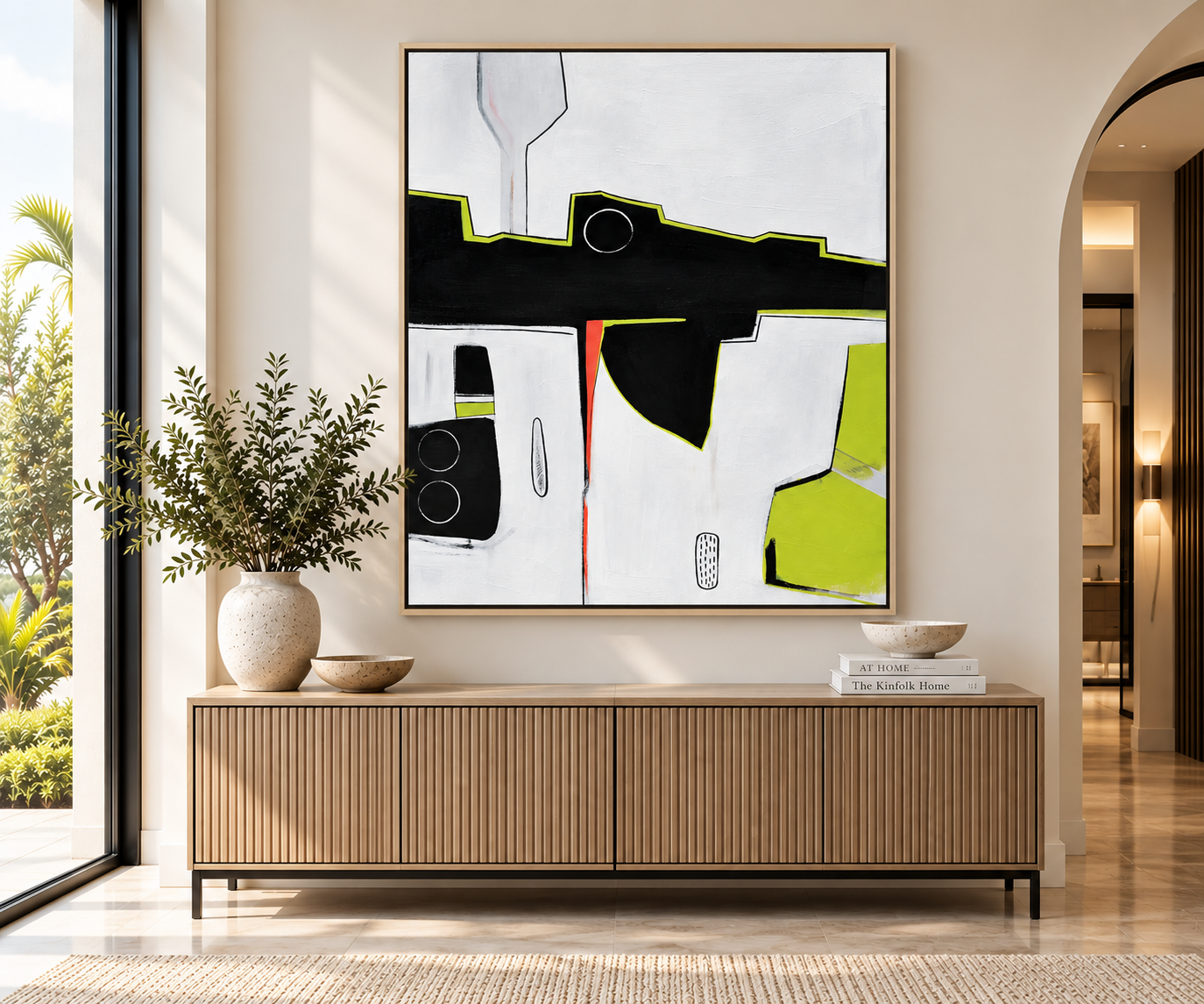Contemporary Abstract Art Entryway.png