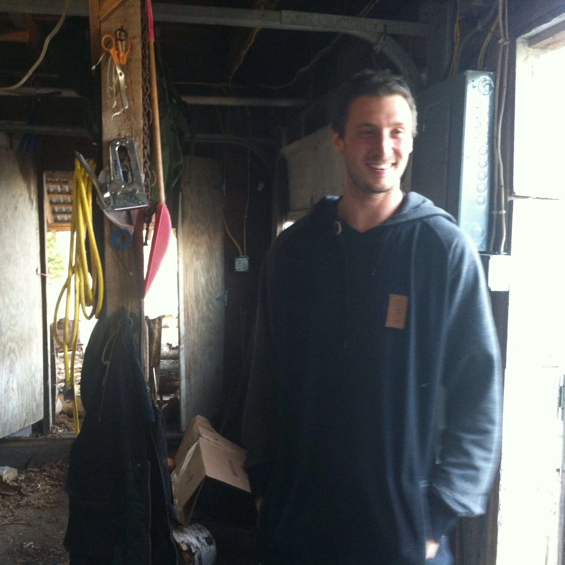 Ben Sullo, at the sugar house...