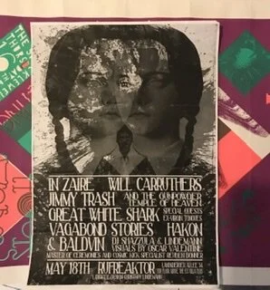 Poster from one of my solo shows