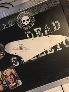 Original pick guard for the bass