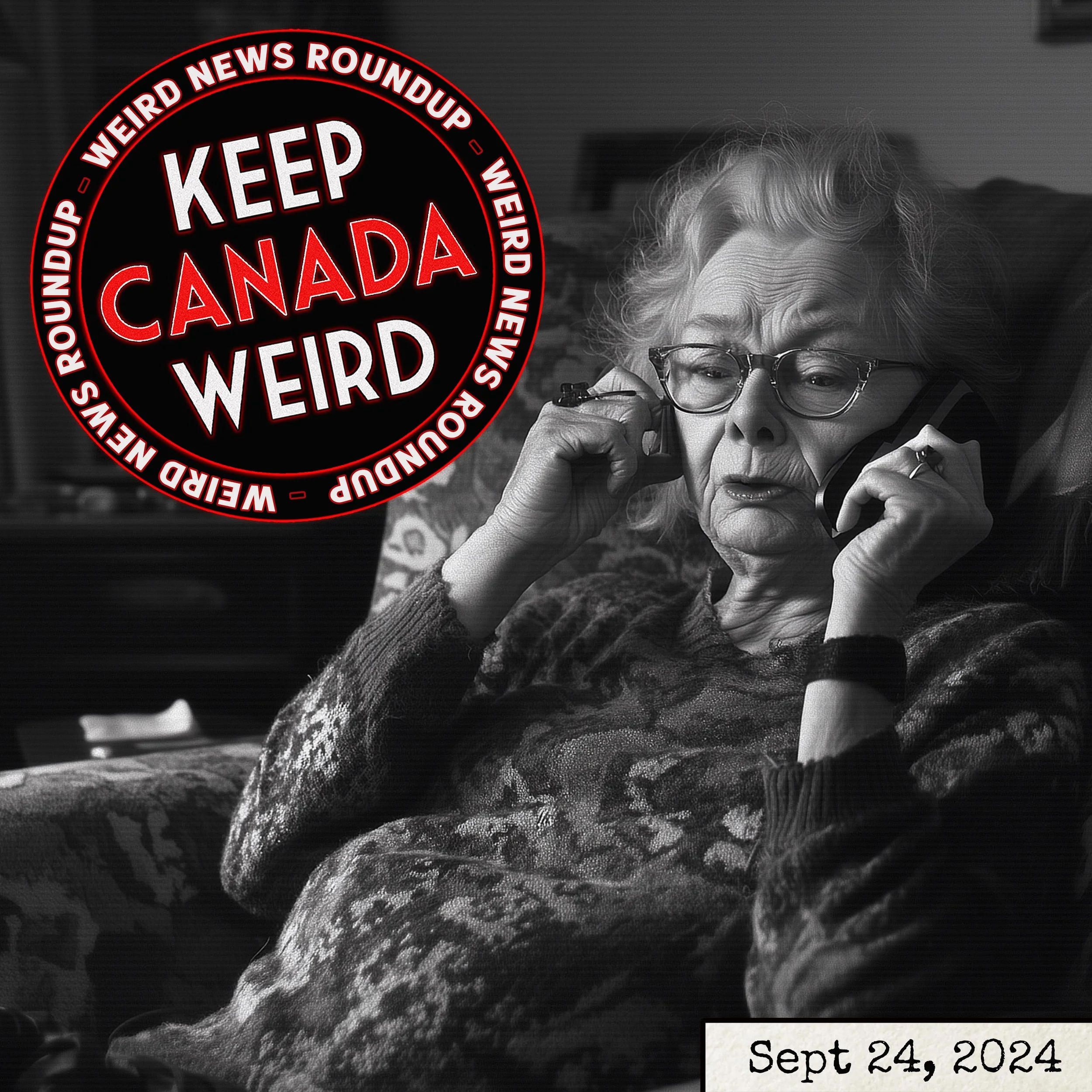 KEEP CANADA WEIRD - Sept 24 2024 - Taylor Swift ticket scams, raining meat, photographer meltdown, more Diane