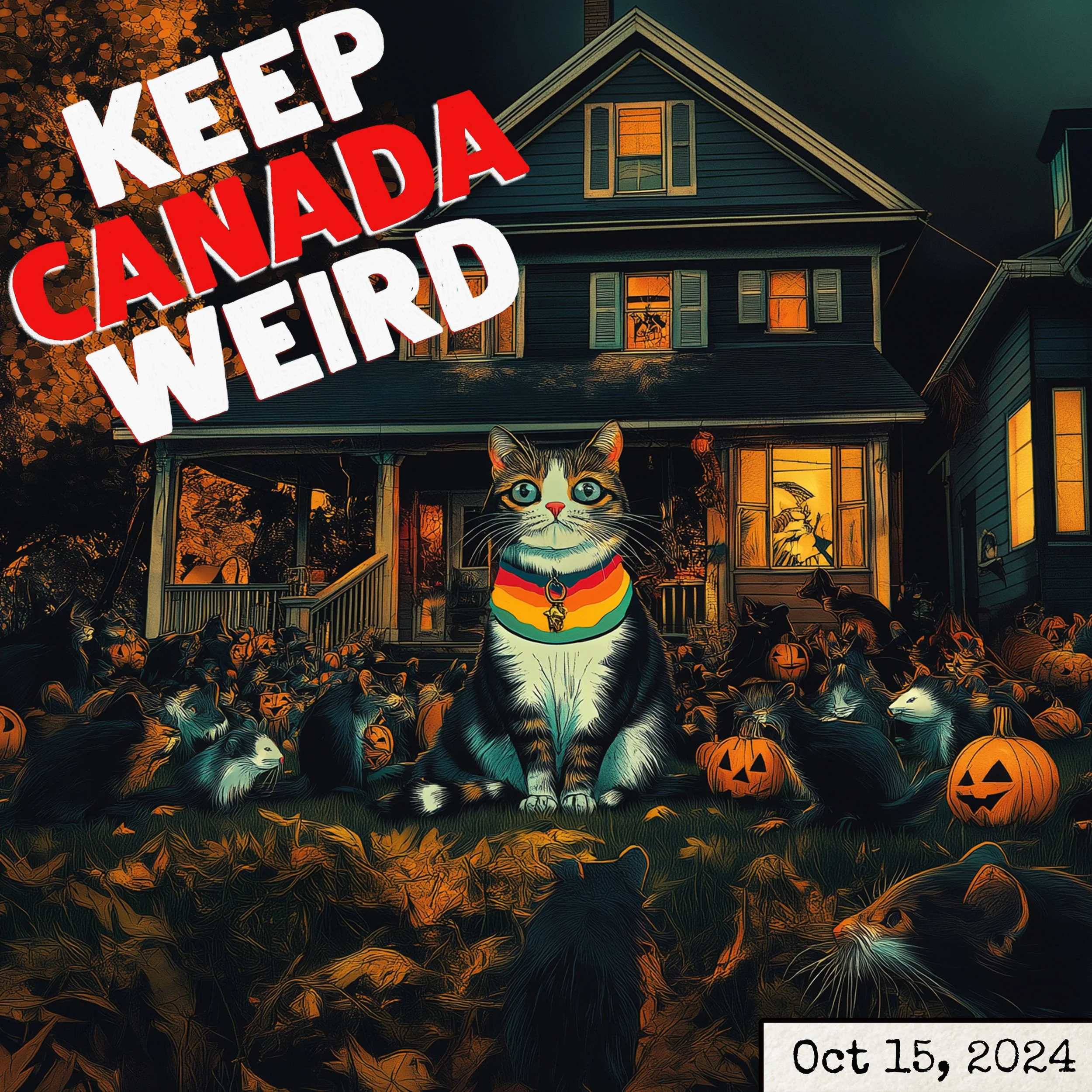 KEEP CANADA WEIRD - Oct 15 2024 - Rats invade KANATA, cursed collar cats, pumpkin havoc, and misspeakgate