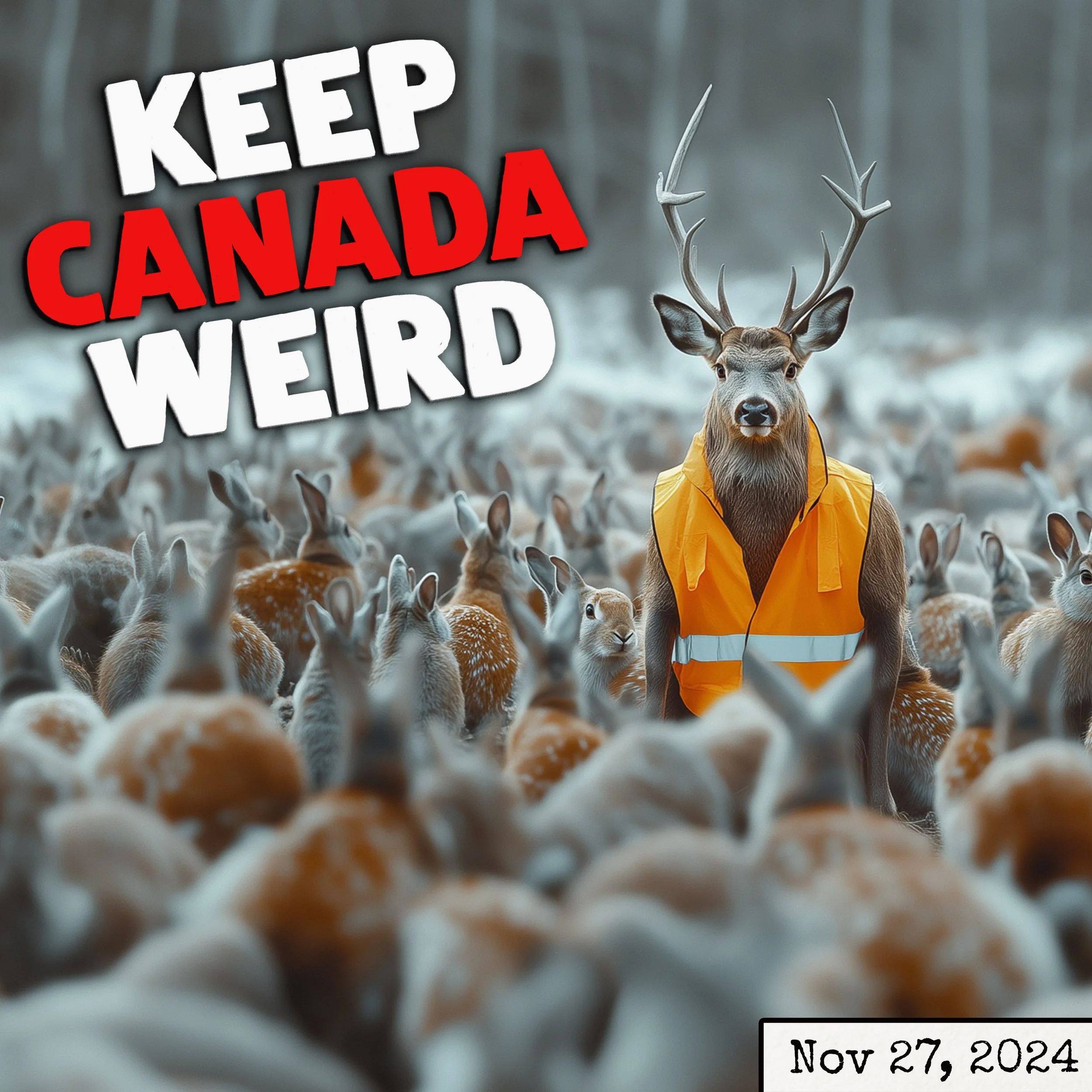 KEEP CANADA WEIRD - Nov 27 2024 - an adorable invasion, a safe deer, and scammed swifties