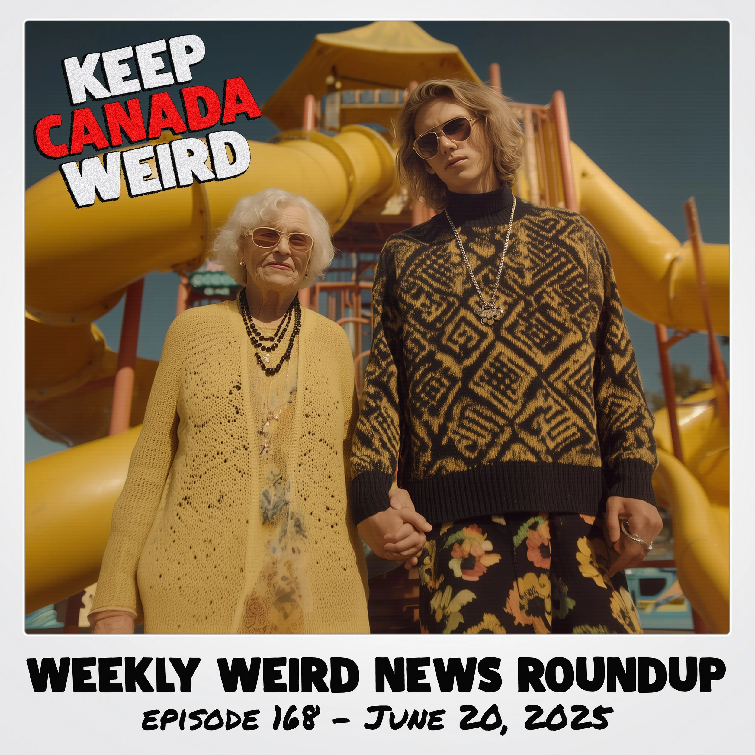 KEEP CANADA WEIRD - 168 - 2025/06/20 -  Drake, modern man does research, the SLIDE TO HELL, and the 84 year old and her escort
