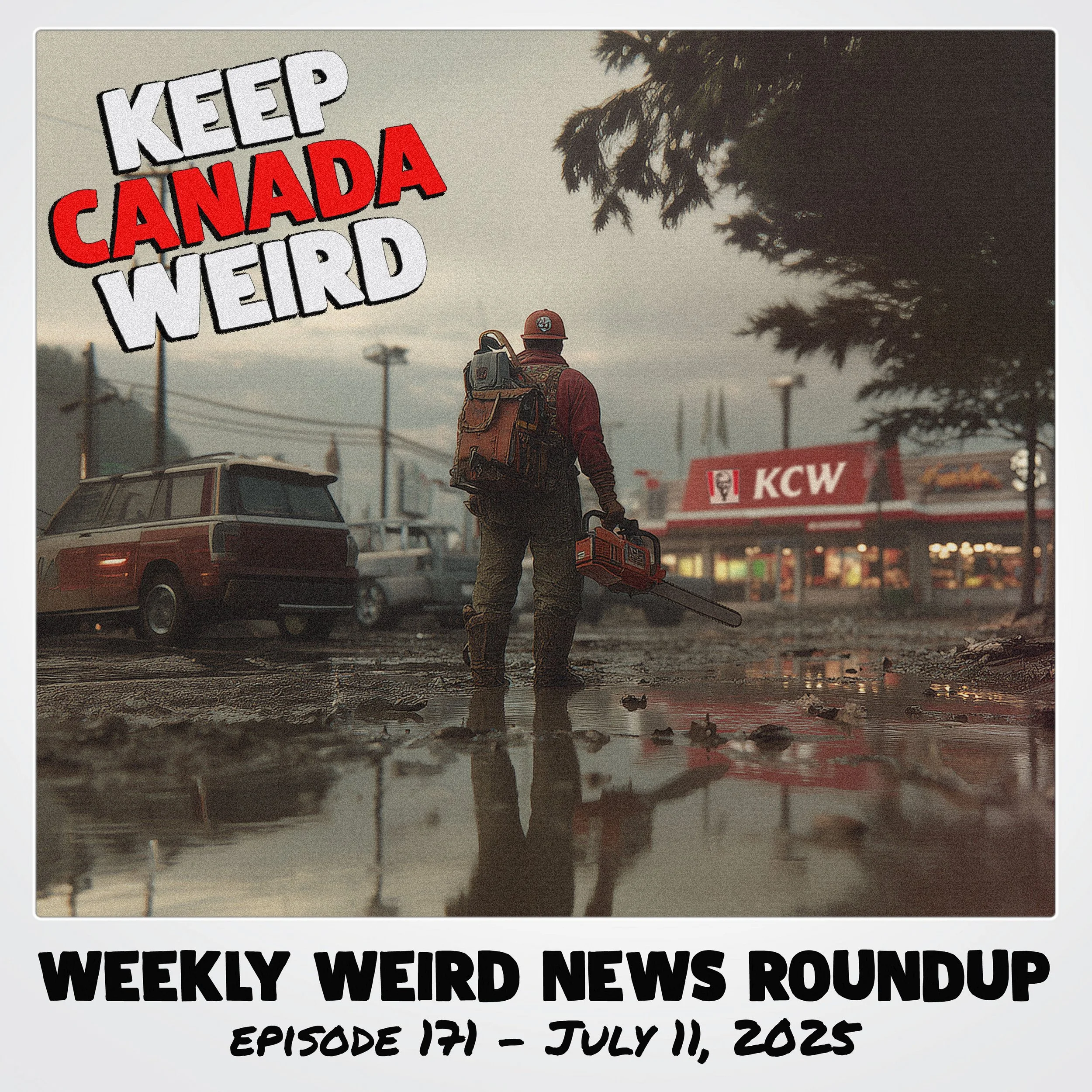 KEEP CANADA WEIRD - 171 - 2025/07/11 -  Gross Canada Places, and three stories of mischief, madness, and misfortune