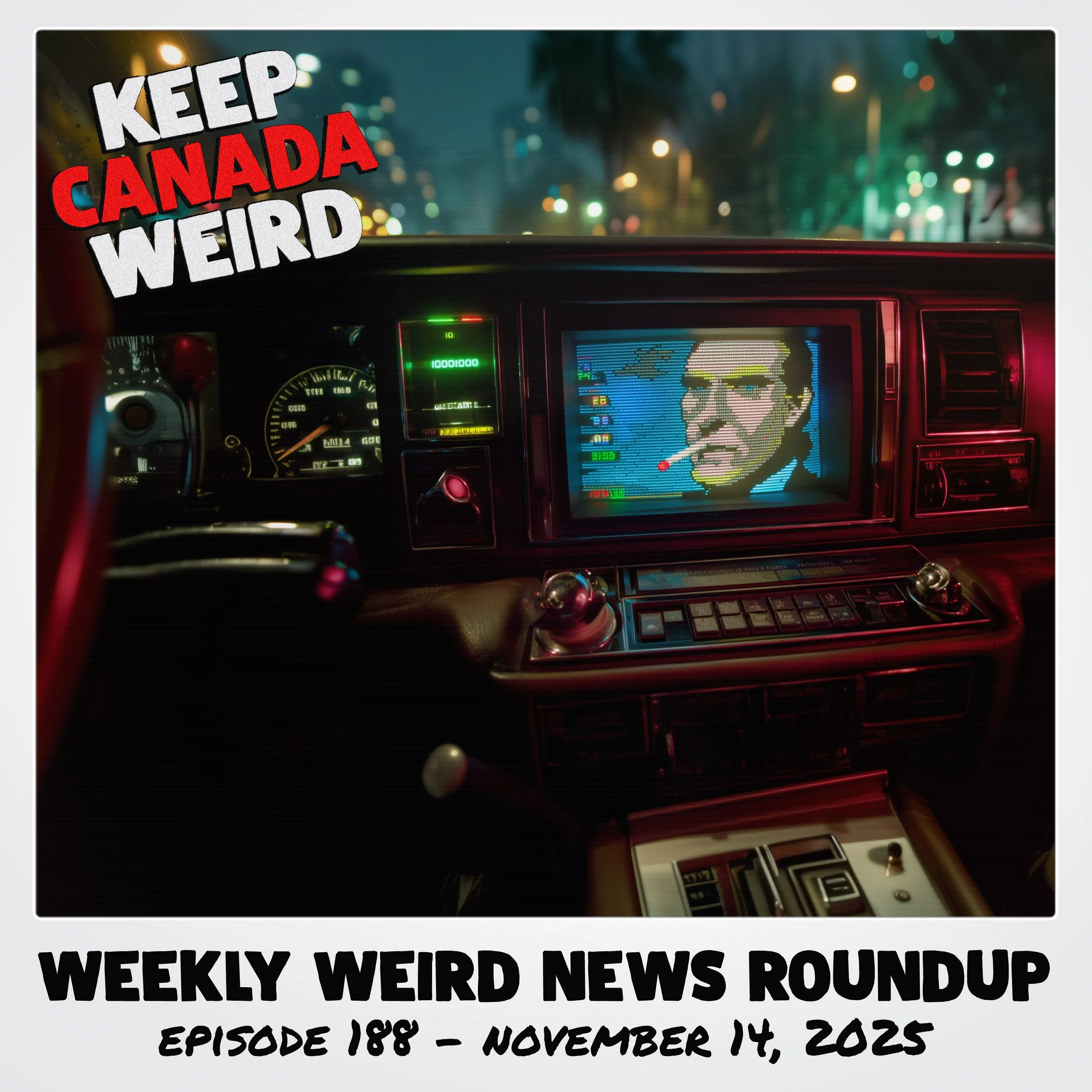 KEEP CANADA WEIRD - 188 - 2025/11/15 - Whipped Cream, Tesla's Chatboy, Racoon Robbery, and a River Otter Massacre