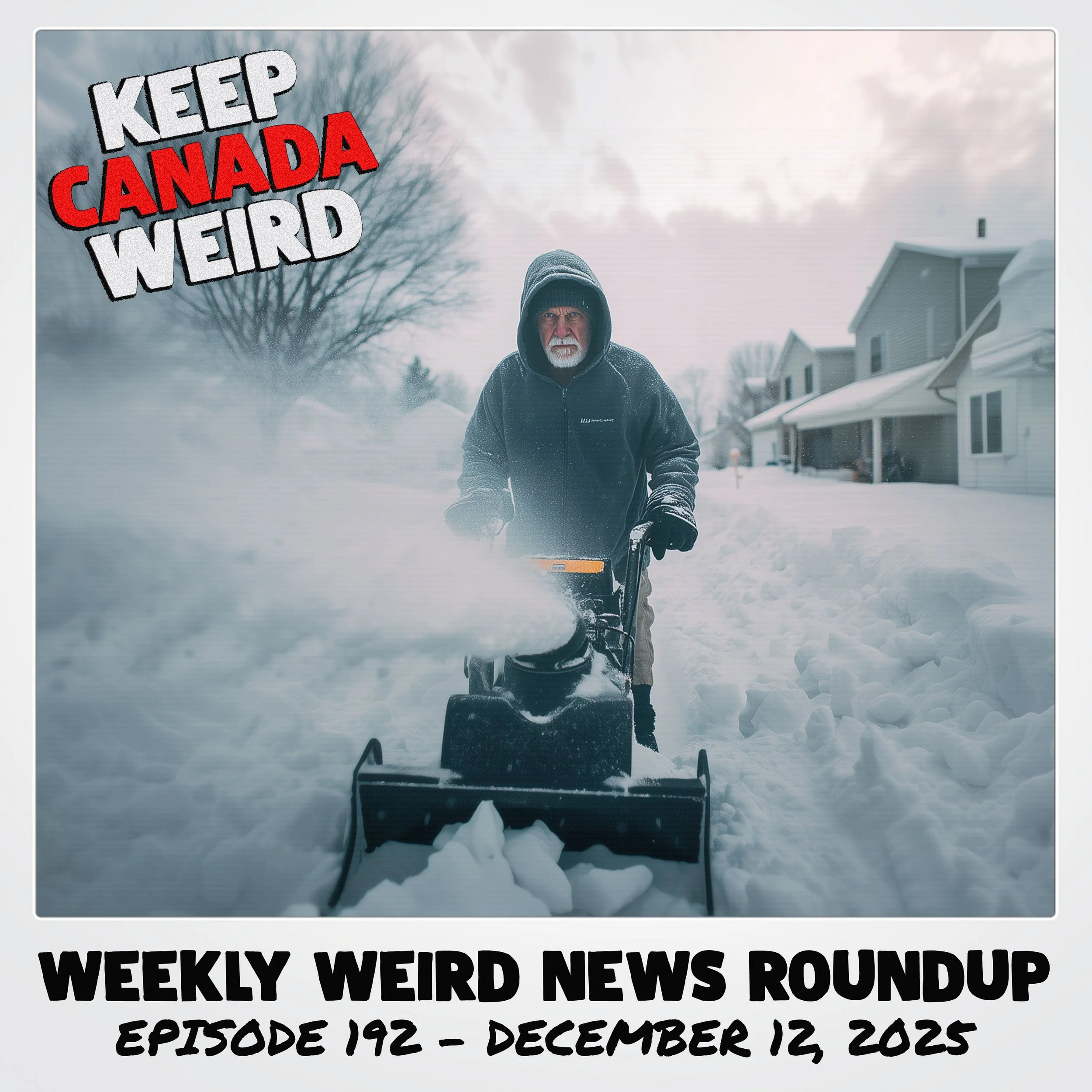 KEEP CANADA WEIRD - 192 - 2025/12/12 - trashed panda, parking pricks, snowblower attack, and disgusting nature