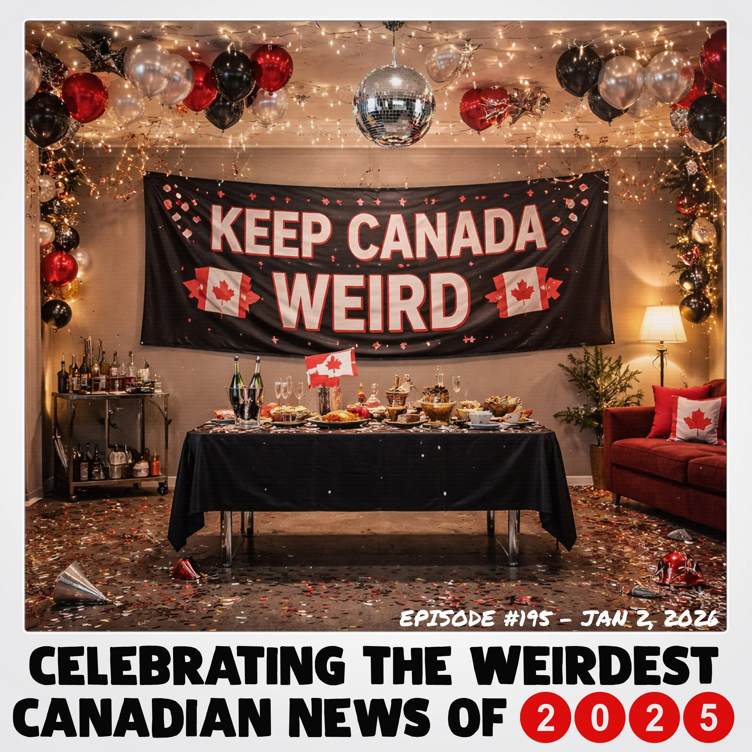 KEEP CANADA WEIRD - 195 - 2026/01/02 - Canada's WEIRDEST stories of 2025