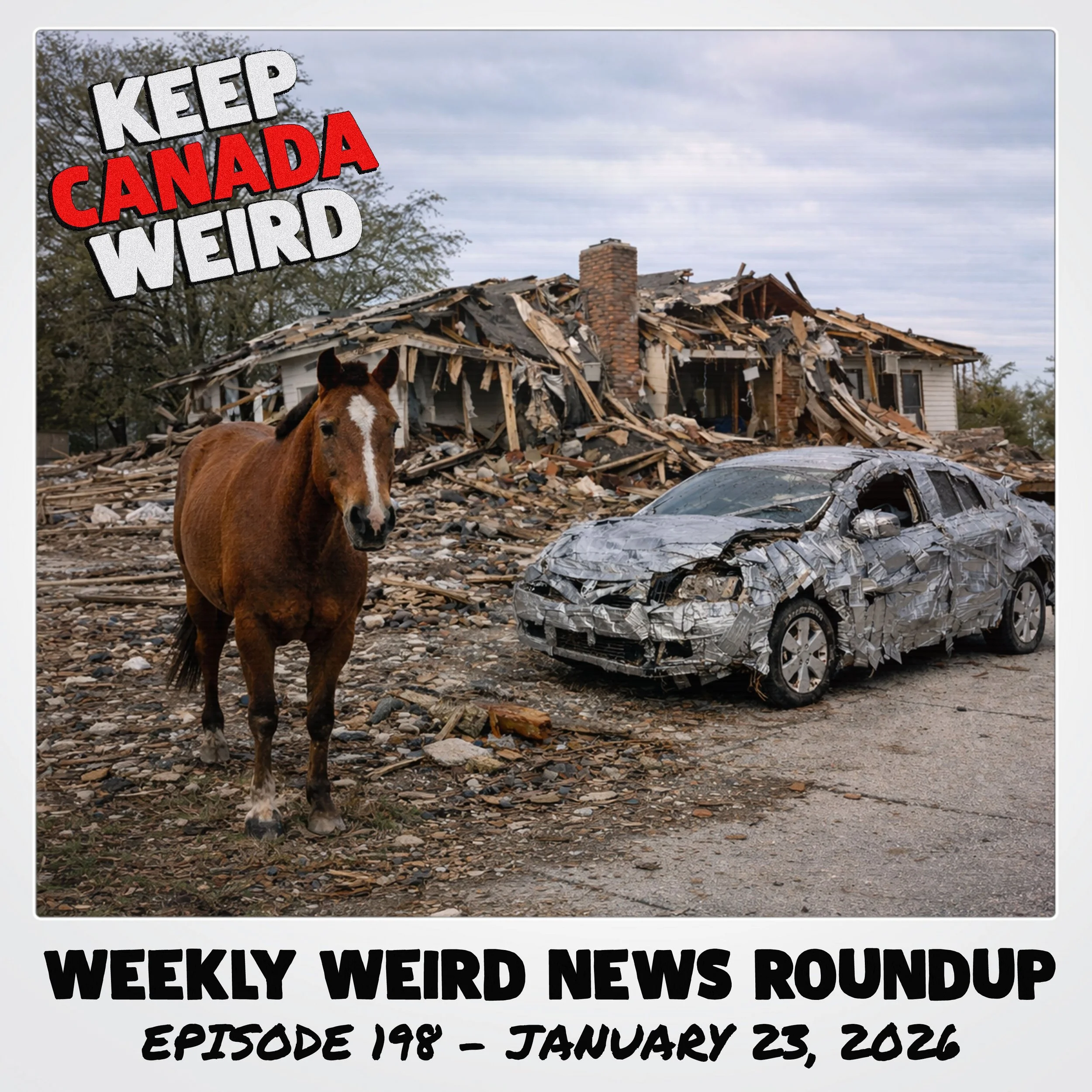 KEEP CANADA WEIRD - 198 - 2026/01/23 - More Taco Bell, Demolished house, horse hair cutting mystery