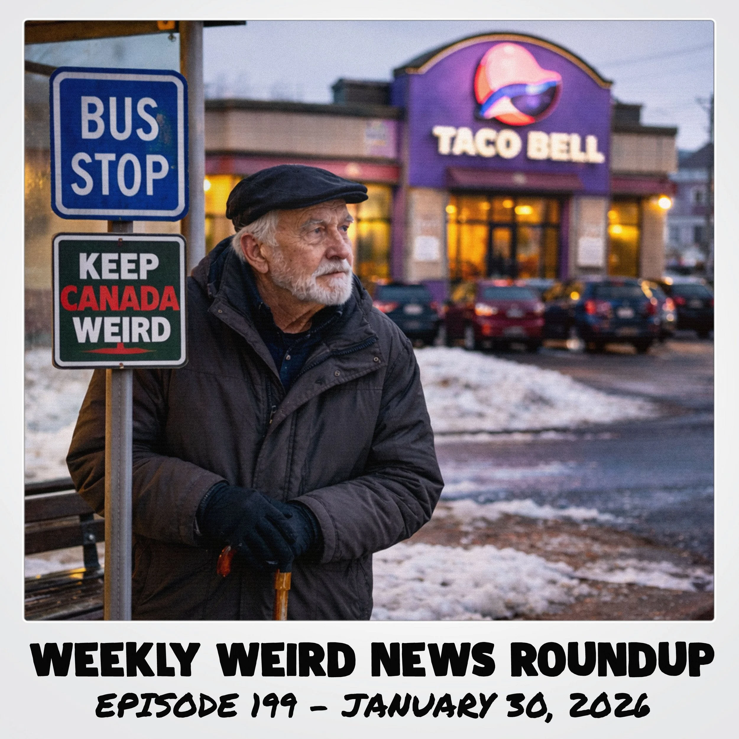 KEEP CANADA WEIRD - 199 - 2026/01/30 - Weird Court cases, a Sketchy Real Estate Agent, and a Fart assault