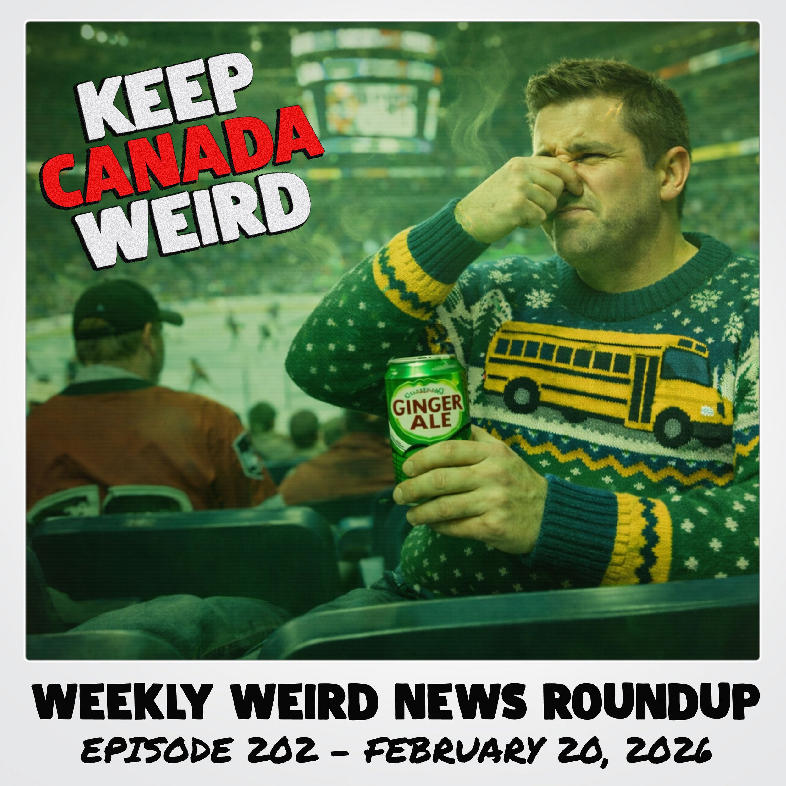 KEEP CANADA WEIRD - 202 - 2026/02/20 - Ginger Ale, Oshawa Generals, Flooding Winnipeg Police, School Bus Bump